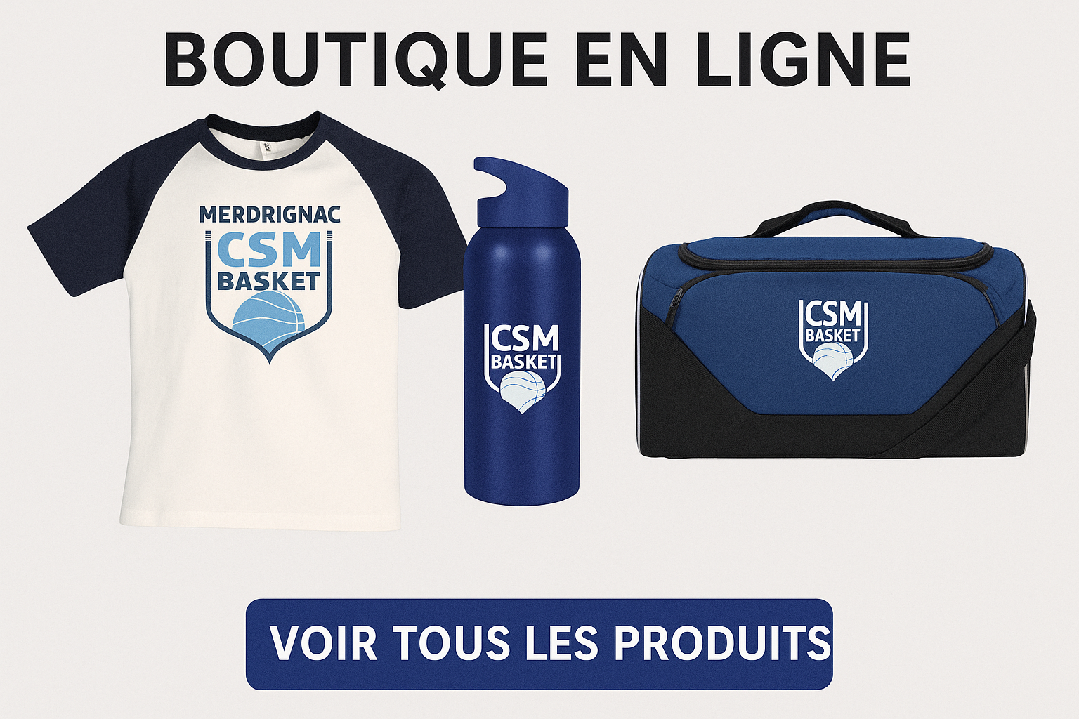 🏀 Réassort de la Boutique en Ligne du CSM Basket !